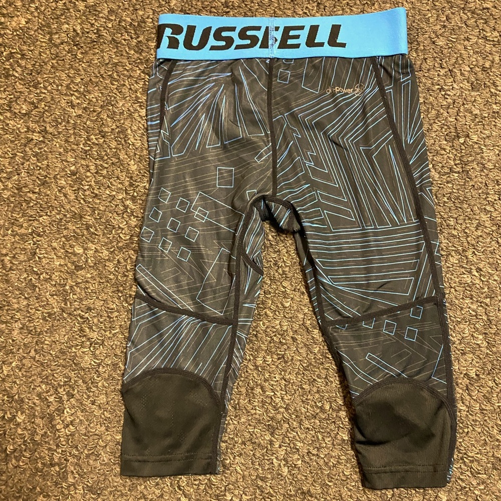 Russell Athletic Boys Capri Leggings SZ 6/7